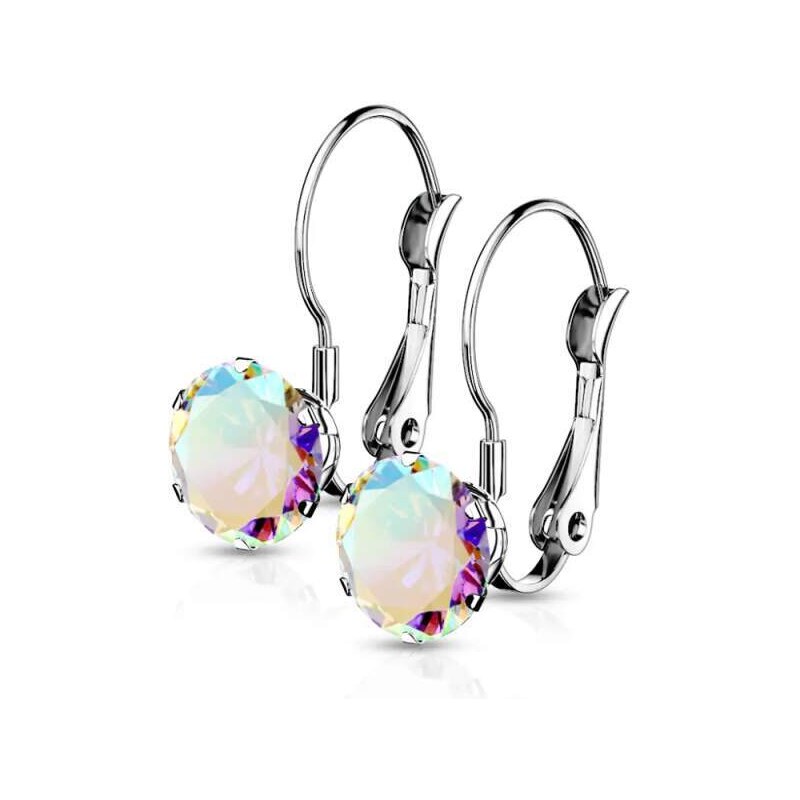 Glory Dámske náušnice z chirurgickej ocele Lily strieborné SE3926-AB 53953568