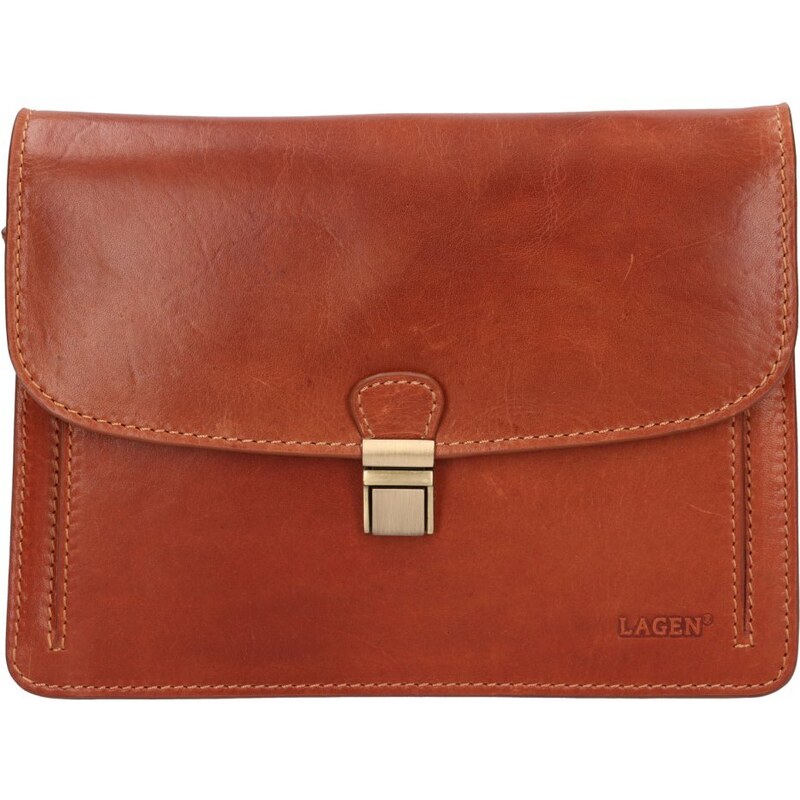 Lagen Pánska kožená etue (dokladovka) BLC-223/2596 koňak 53954952