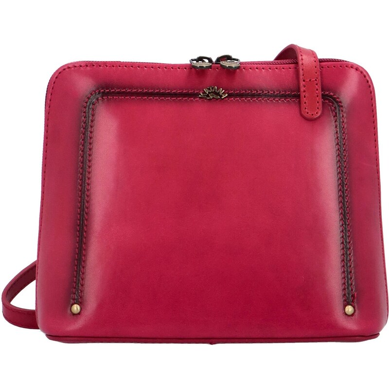 Dámska kožená crossbody kabelka fuchsiová - Katana Elenka ružová 54004019