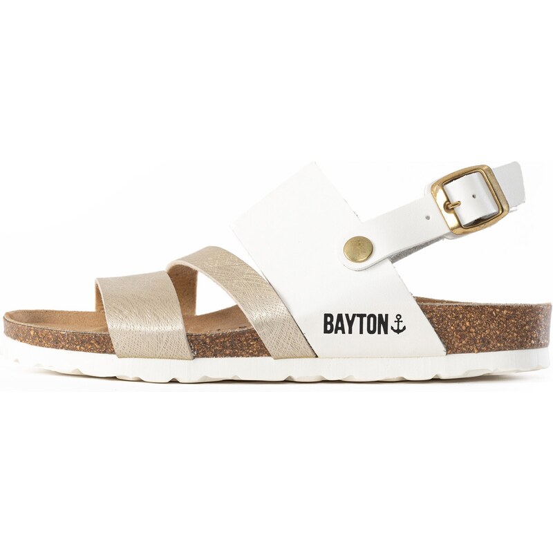 Bayton Remienkové sandále Vitoria strieborná 54242949