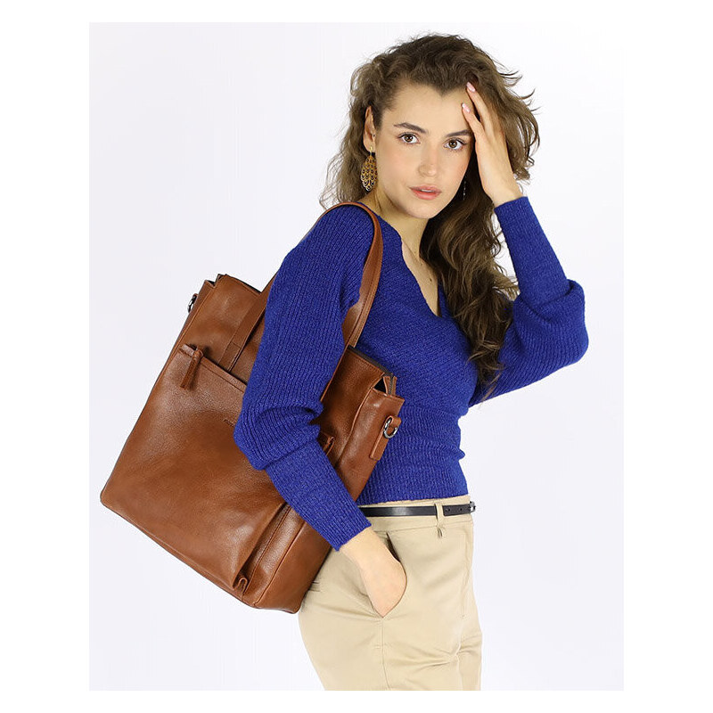 Marco Mazzini handmade MARCO MAZZINI Luxusná dámska kožená shopper 53961064