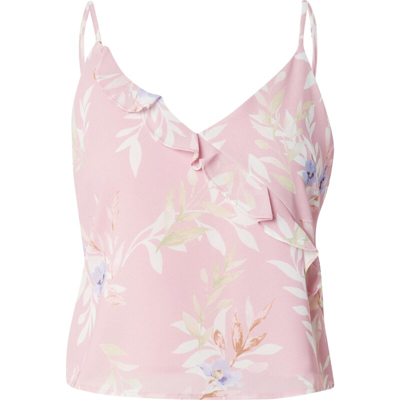 ABOUT YOU Top modrá / hnedá / ružová / biela 54353889