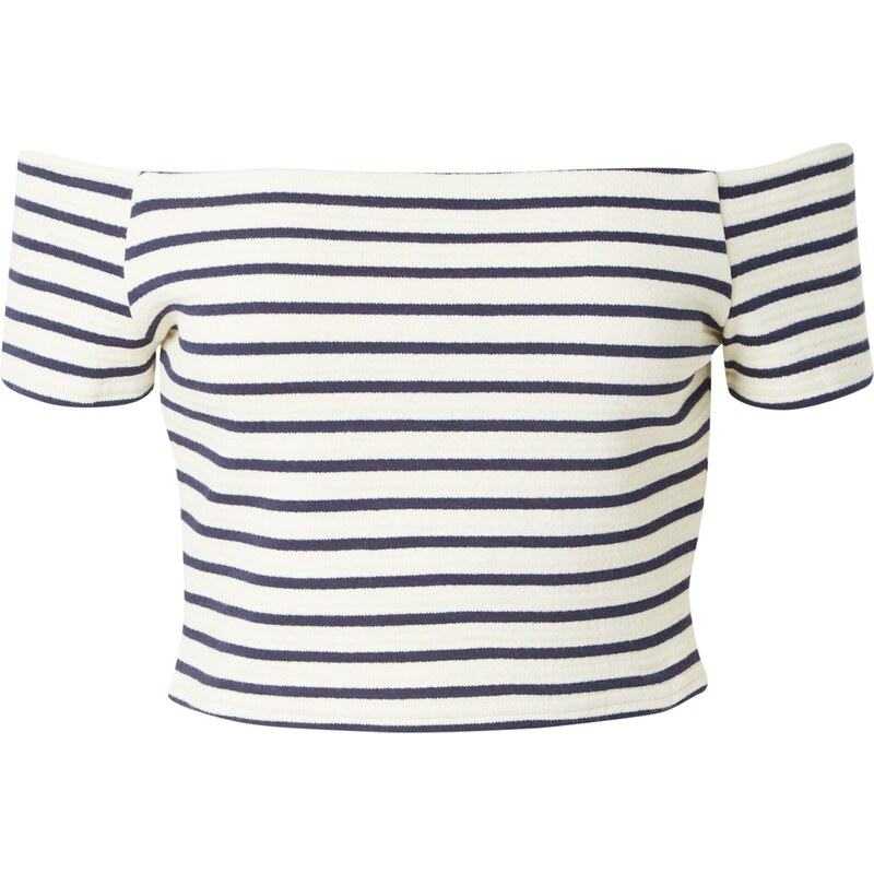 ABOUT YOU Top Jana modrá / šedobiela 54366496