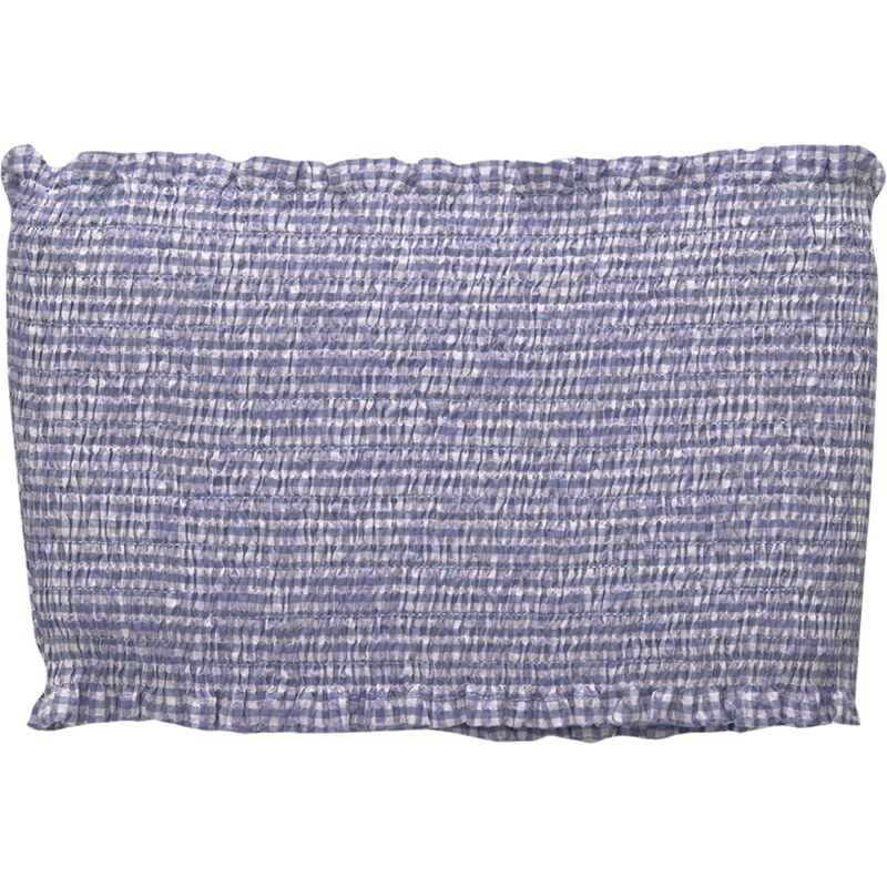 Pull&Bear Top svetlomodrá / šedobiela 54377473