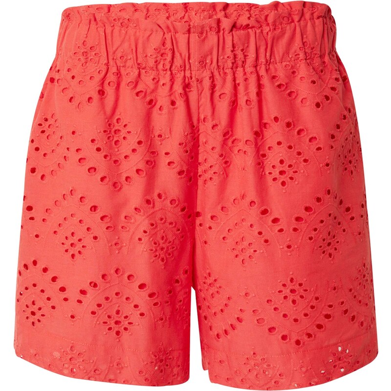 PIECES Nohavice PCVILDE červená 54377844