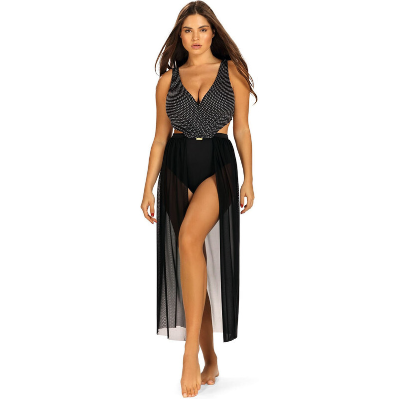 Dámska plážová sukňa Dancing 8 DAN08-19 Black - Self 53973978