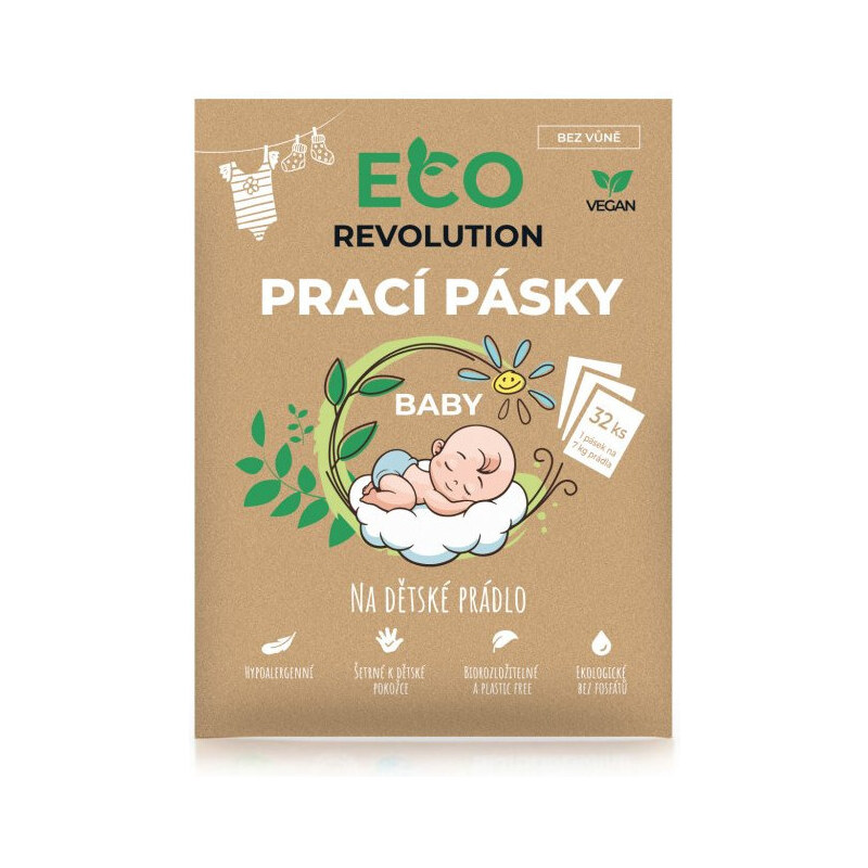Pracie pásky EcoRevolution baby 32ks (ECO9932) 61232898