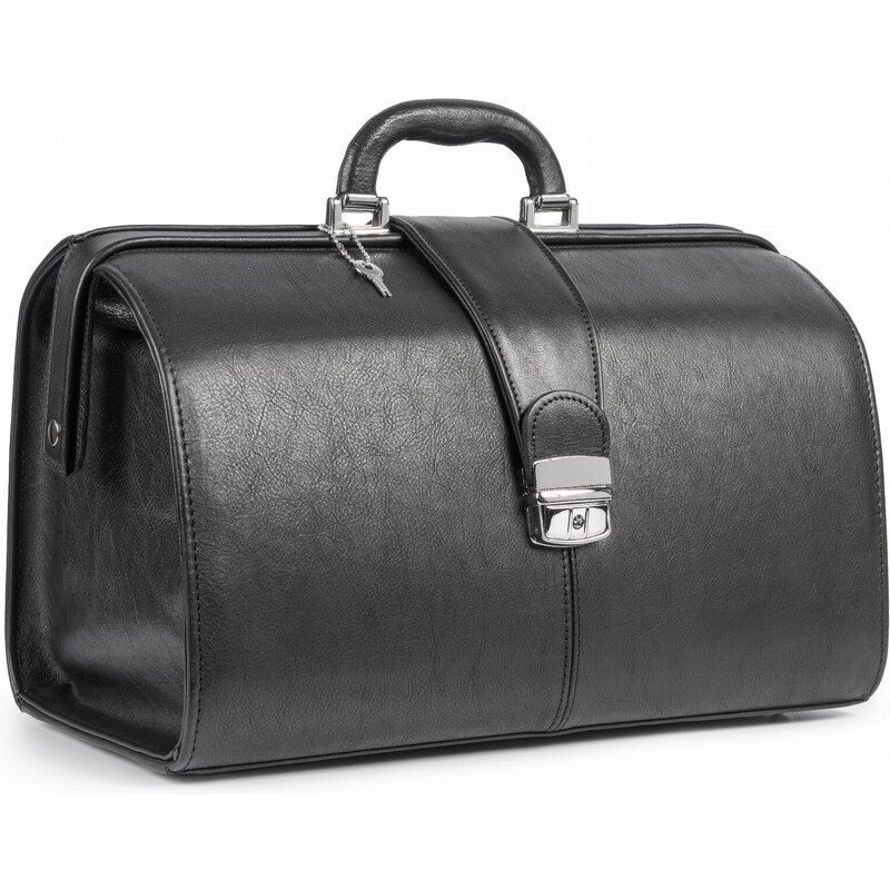 VOOC Elegantná kožená lekárska taška | čierna 422 65194837