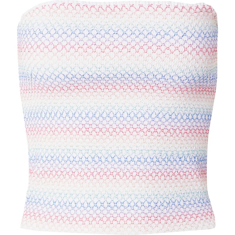 Abercrombie & Fitch Top PRIDE modrá / zelená / červená / biela 54378179