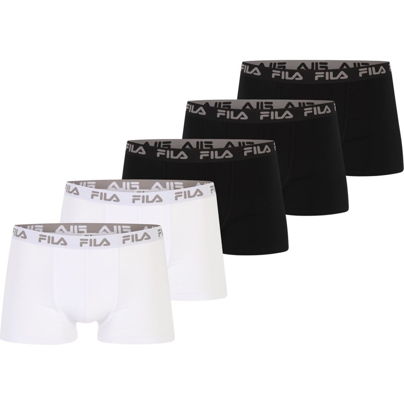 FILA Boxerky sivá / čierna / biela 54378281