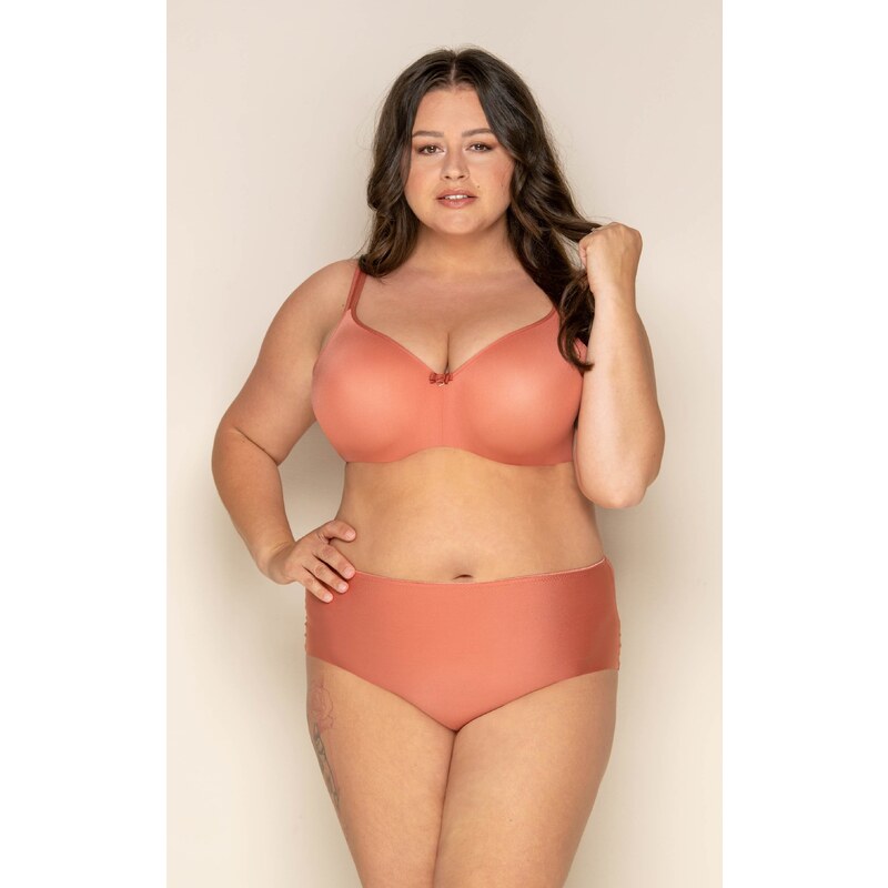 Bezšvová podprsenka DreamBra Cinnamon Nude so skrytými kosticami Timo 65308426