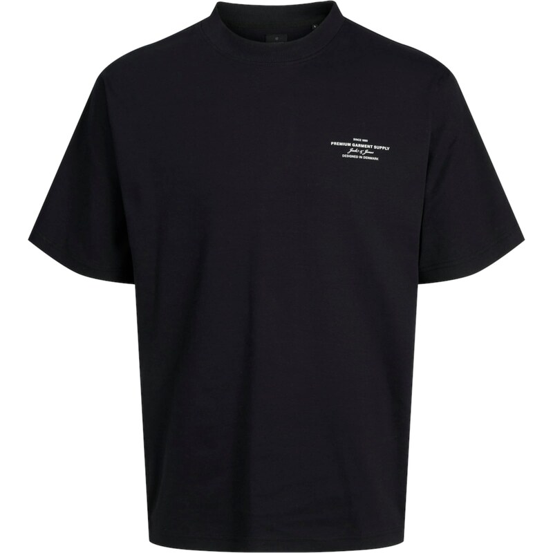 JACK & JONES Tričko Blachad čierna / biela 54357087