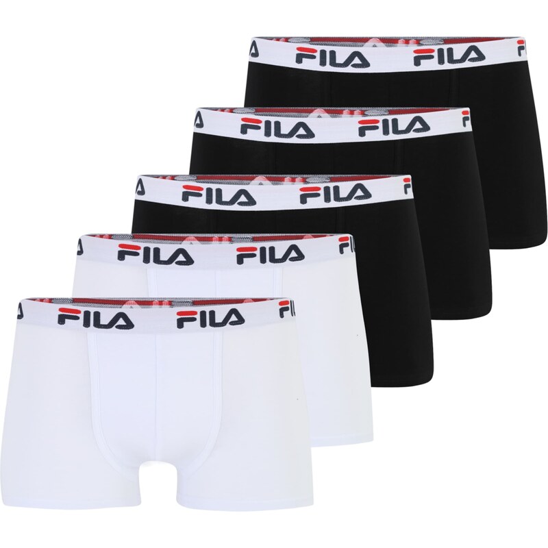 FILA Boxerky červená / čierna / biela 54379031
