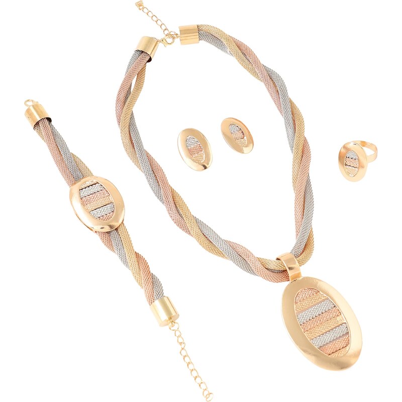 SOHI Sada šperkov Sanjeev zlatá / strieborná 54353563