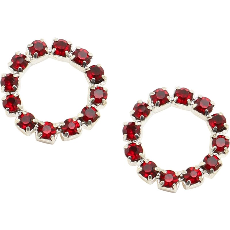 SOHI Náušnice Adwita zlatá / rubínová 54353648