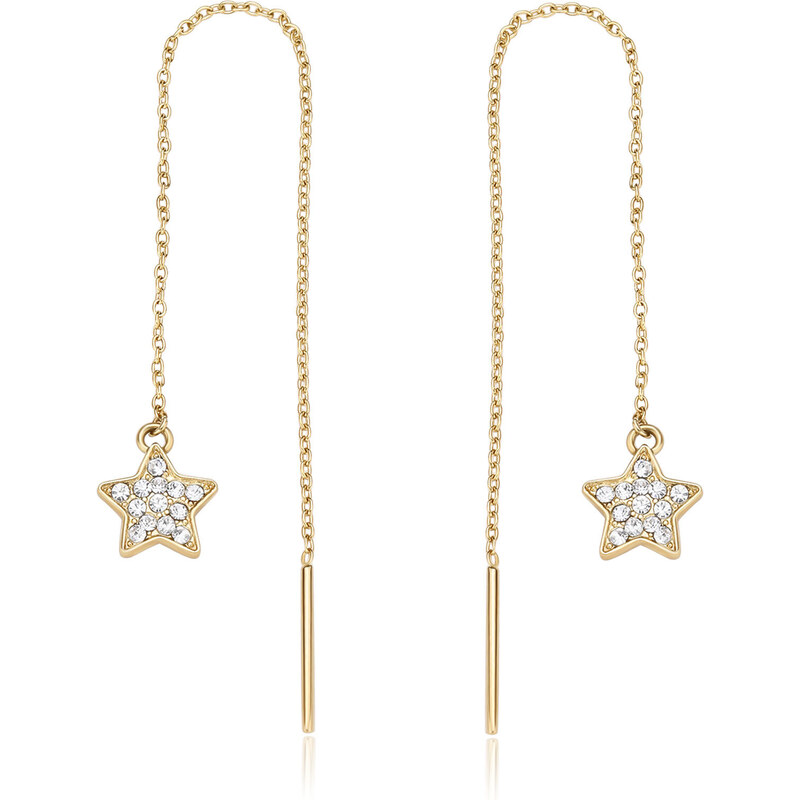 SAgapõ Hravé pozlátené náušnice Hviezdičky Aurora SAR55 66590699