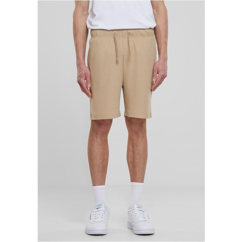 Urban Classics Mens Waffle Union Shorts Beige 54066679