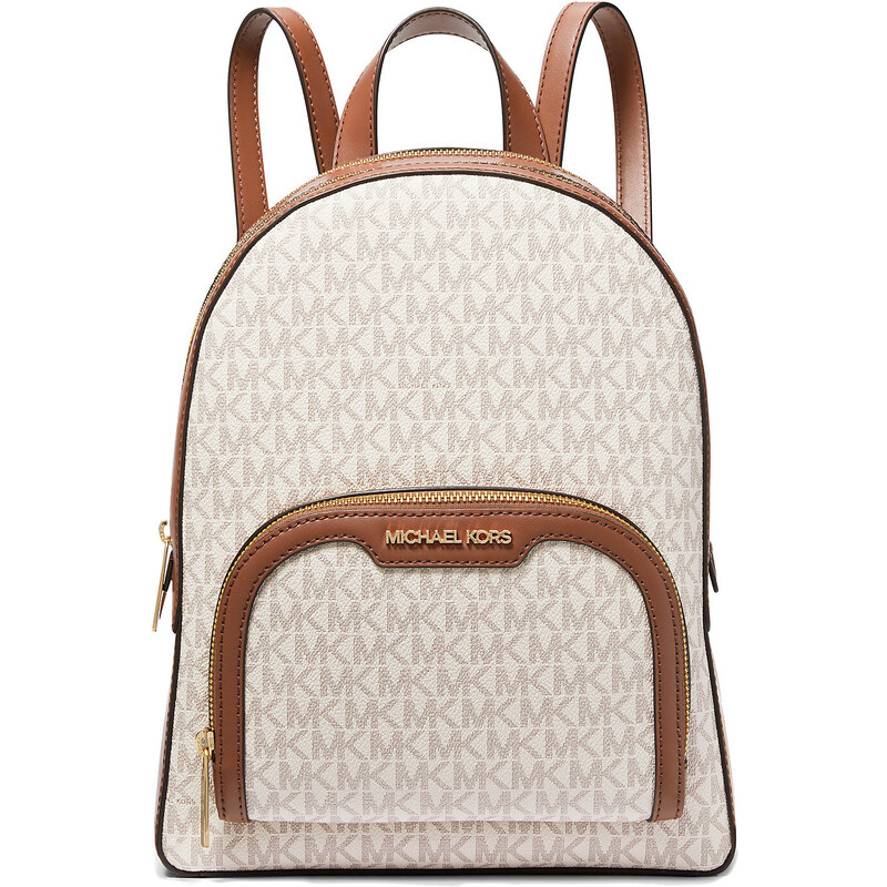 Michael Kors Batoh Jaycee Medium Logo Backpack Vanilla 63717788
