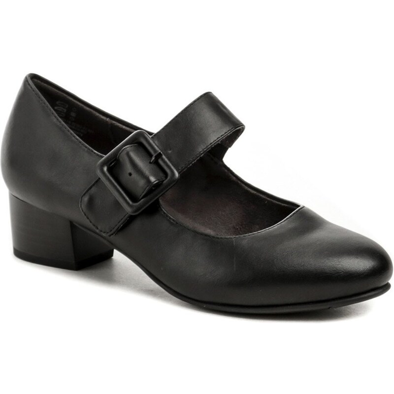 Jana 8-223623-41 čierna dámska letná obuv šírka H 54075070