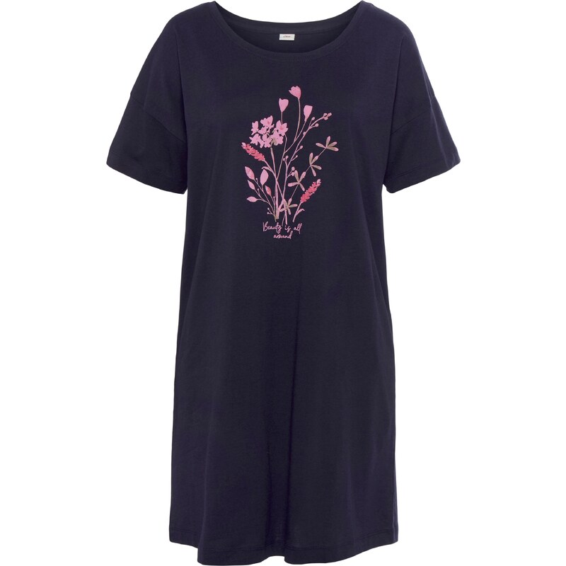 s.Oliver Nočná košieľka tmavomodrá / ružová 57261348