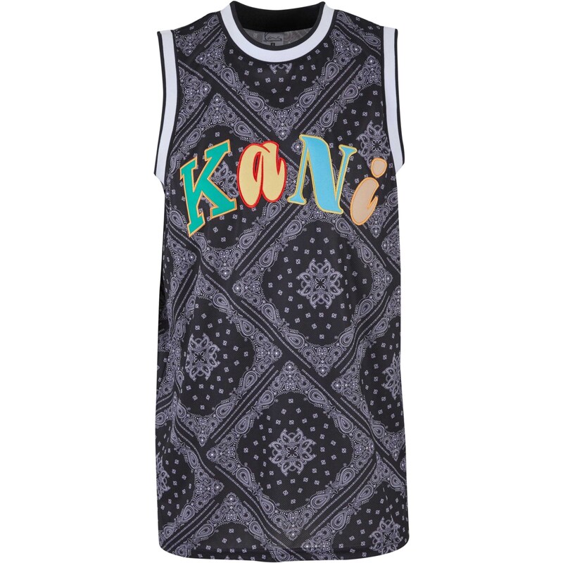 Karl Kani Tričko svetlomodrá / svetlozelená / čierna / biela 56522984