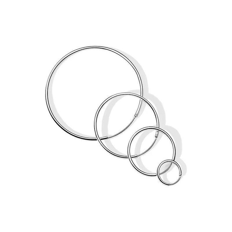 MAJYA Strieborné náušnice DARINA 16 mm 10991 64581944