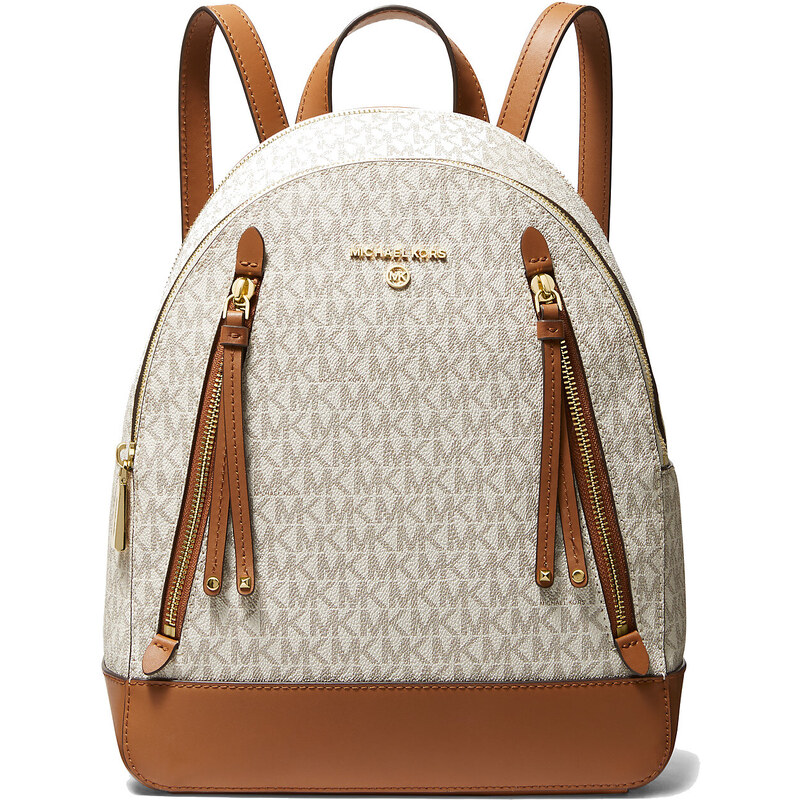 Michael Kors Batoh Brooklyn Medium Logo Backpack Vanilla Acorn 63717790