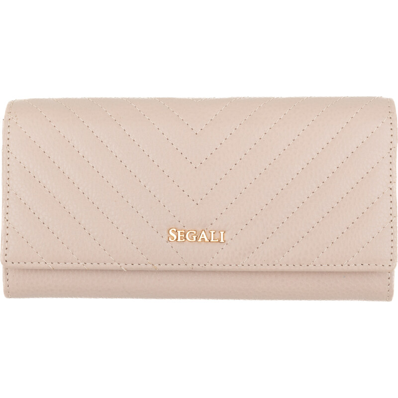 SEGALI Dámska kožená peňaženka 50511 lt.pink 66591681