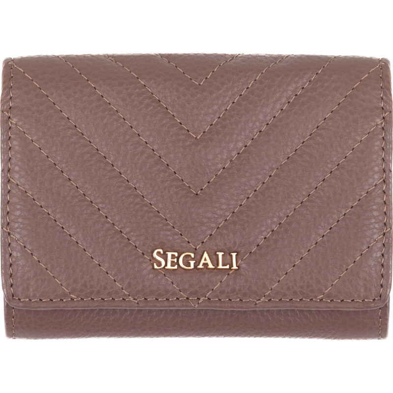 SEGALI Dámska kožená peňaženka 50514 dark taupe 66586864