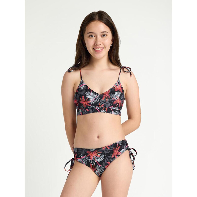 Dievčanské menštruačné plavky Modibodi Teen High Bikini Jungle Palm 69088386
