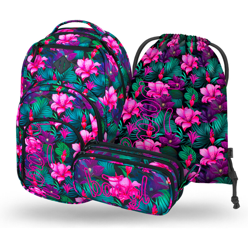 BAAGL 3 SET Coolmate Paradise: batoh, peračník, vrecko 62194757