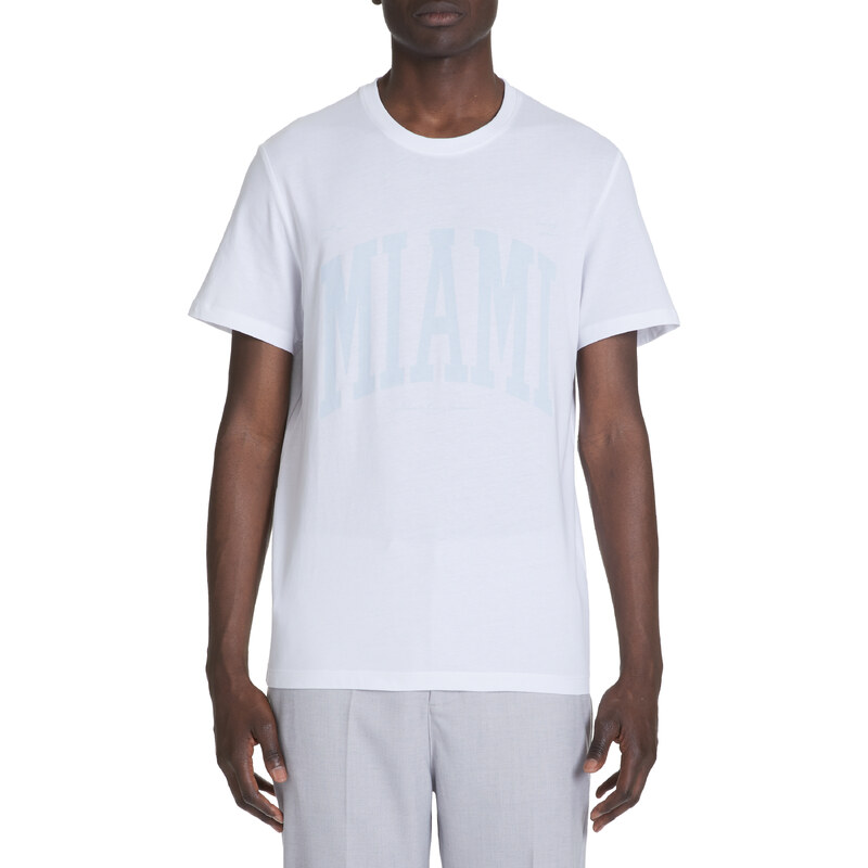 Celio White T-shirt sae pattern Jeville - Mens 54348387