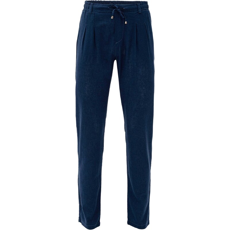 By Diess Collection Plisované nohavice námornícka modrá 54339725