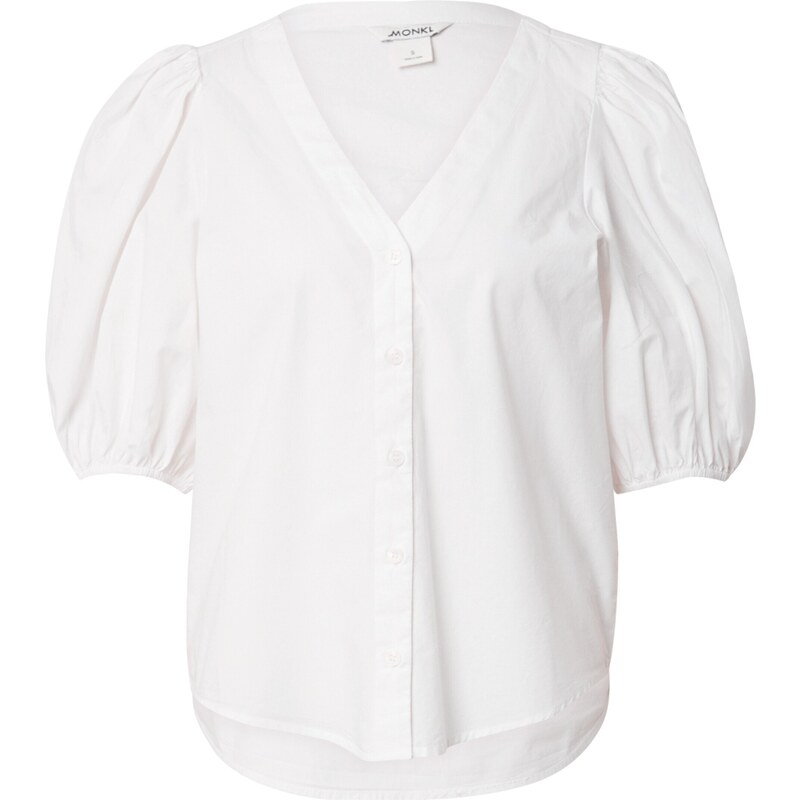 Monki Blúzka biela 54376281