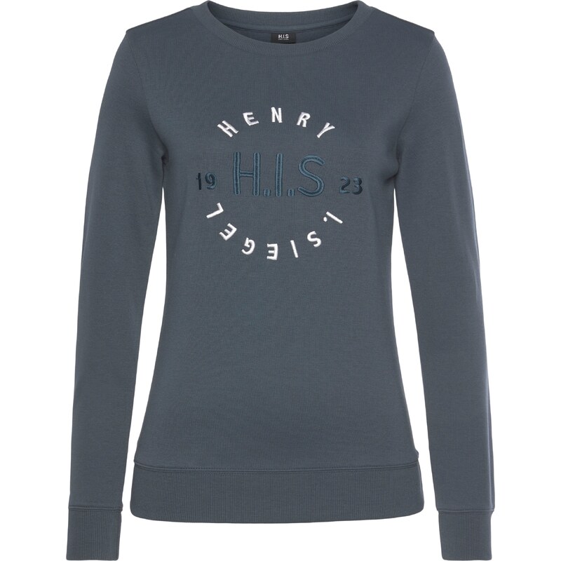 H.I.S Mikina námornícka modrá / biela 54262468