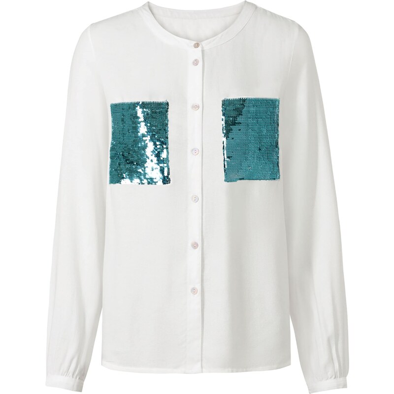 heine Blúzka nebielená / modrozelená 54373526