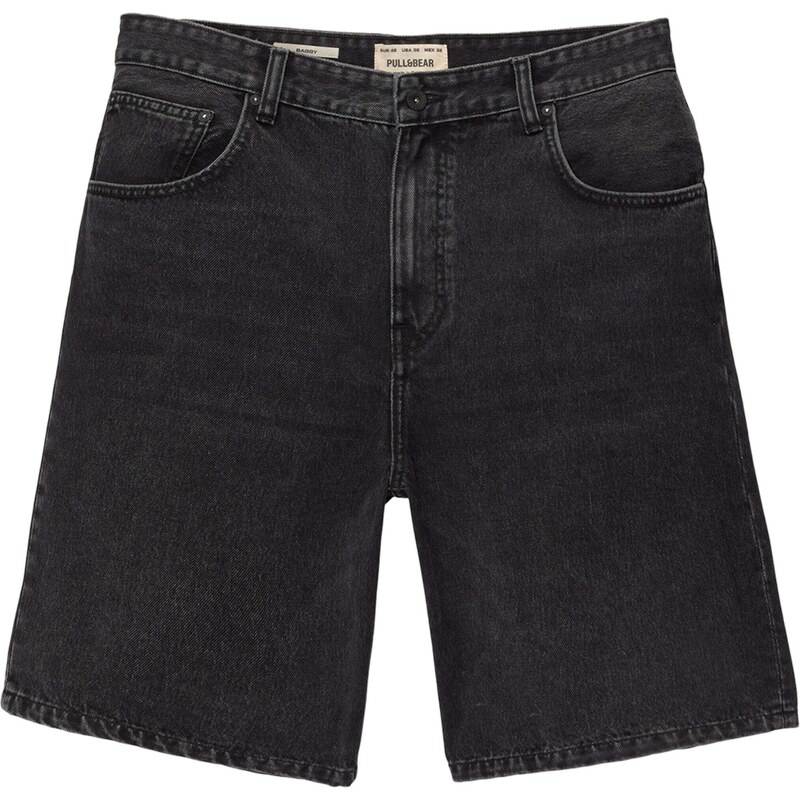 Pull&Bear Džínsy čierny denim 54379419