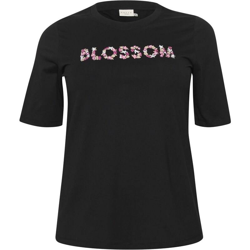 KAFFE CURVE Tričko Faya ružová / čierna 54357901