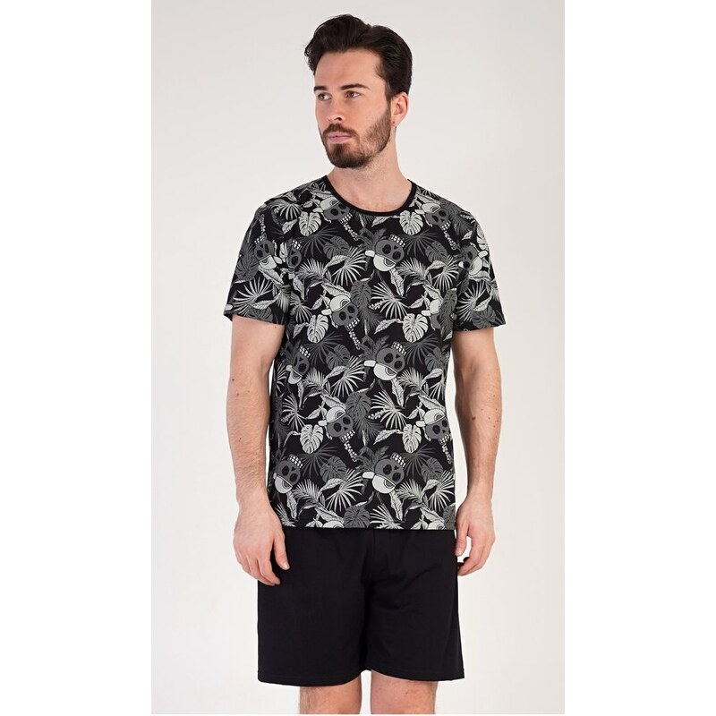 Trendy čierne pánske pyžamo Albert 49947905