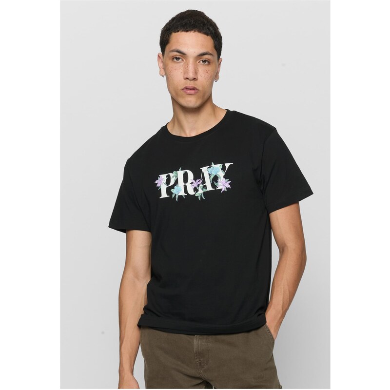 Mister Tee Black T-shirt Flower Pray Tee 50663536