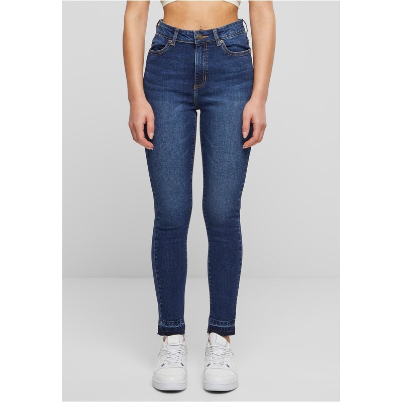 Urban Classics Womens Skinny Fit Jeans Navy Blue 54144858