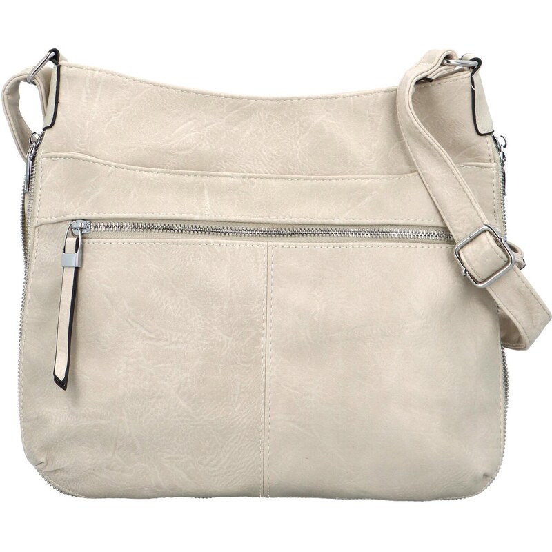 Dámska crossbody kabelka krémová - Firenze Grete krémová 54156552