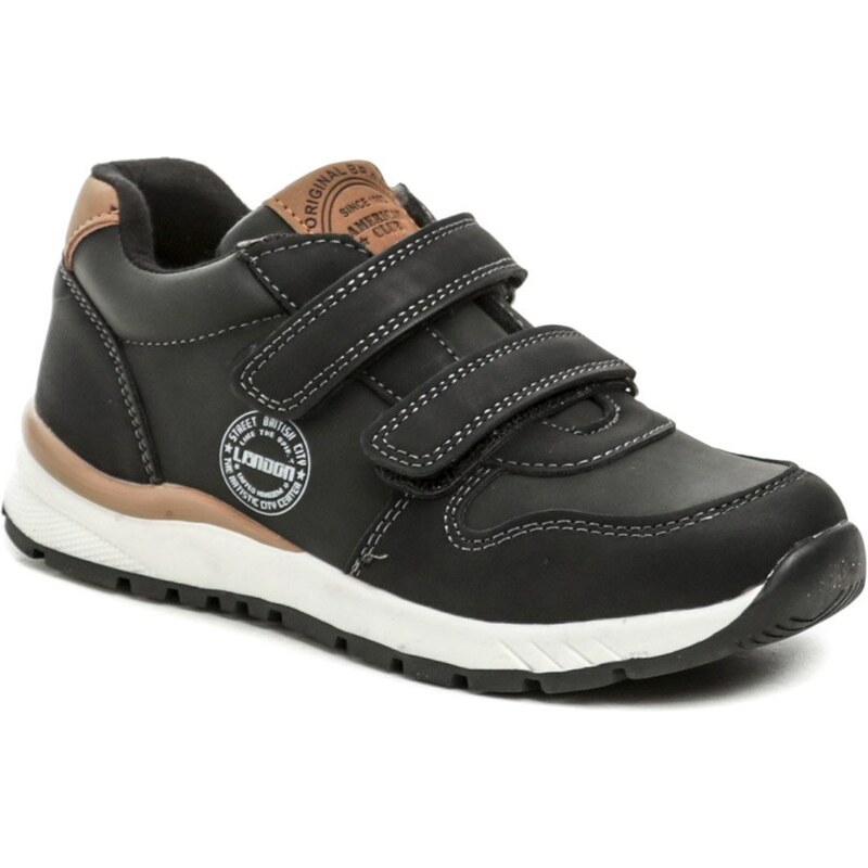 American Club XD131-24 čierne poltopánky 54146850