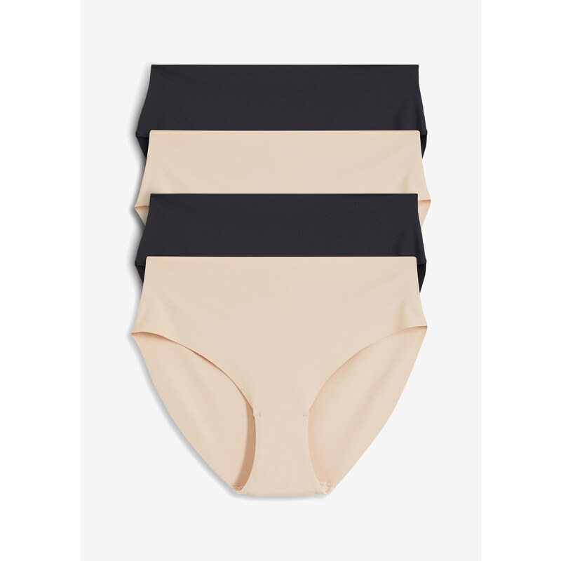 bonprix Maxi nohavičky bez odtláčania z mikrovlákna (4 ks), farba 54147157