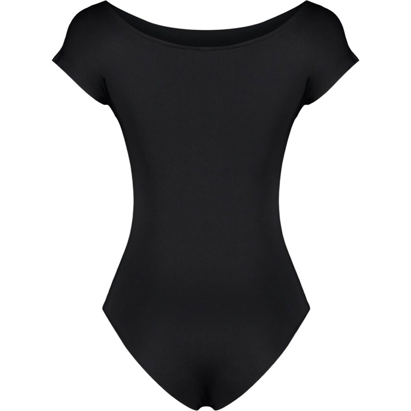 Trendyol Košeľové body čierna 67801189