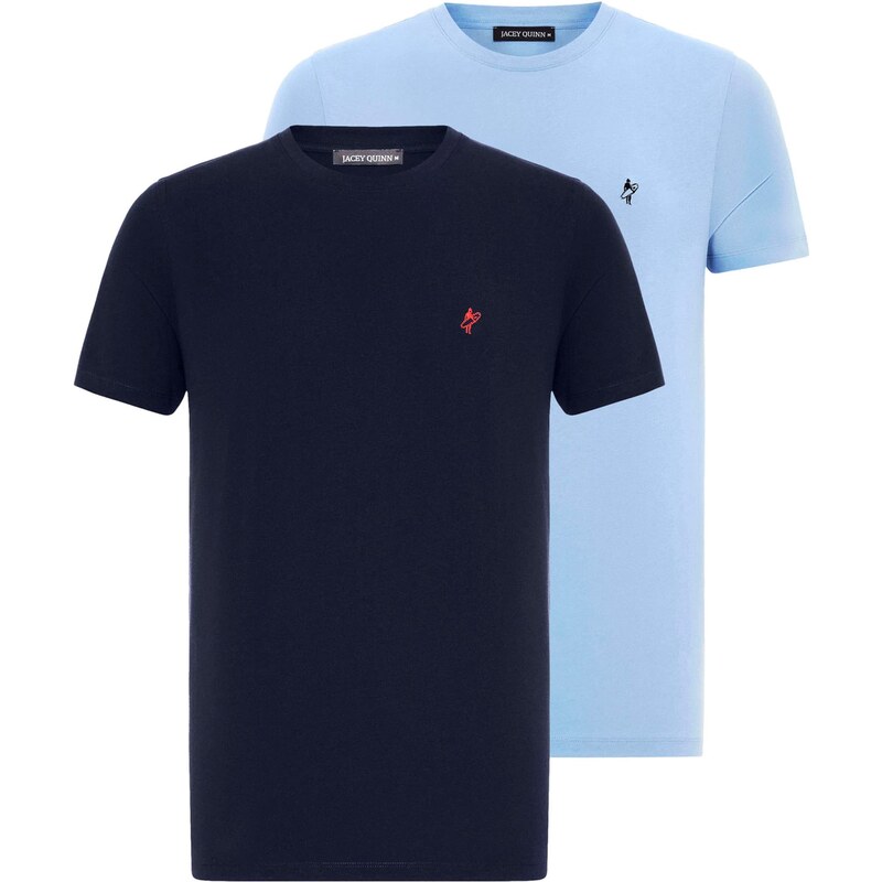 Jacey Quinn Tričko námornícka modrá / svetlomodrá / červená 62052881