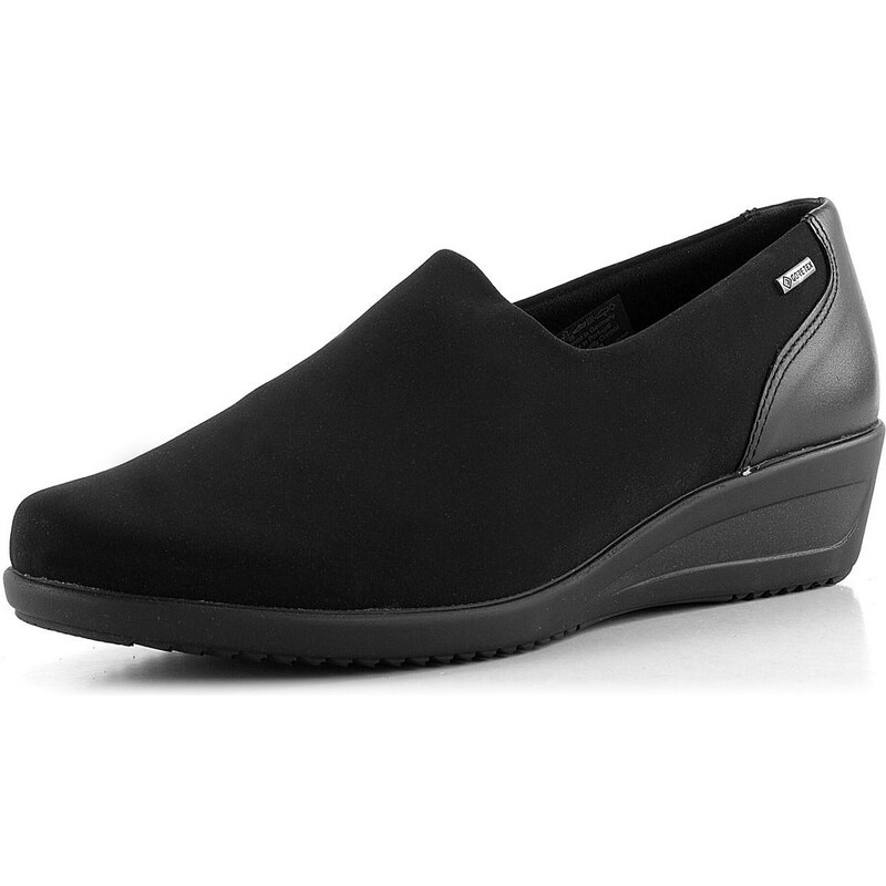 Ara širšie poltopánky na kline s Gore-Tex Schwarz Zürich 12-40619-06 66061014