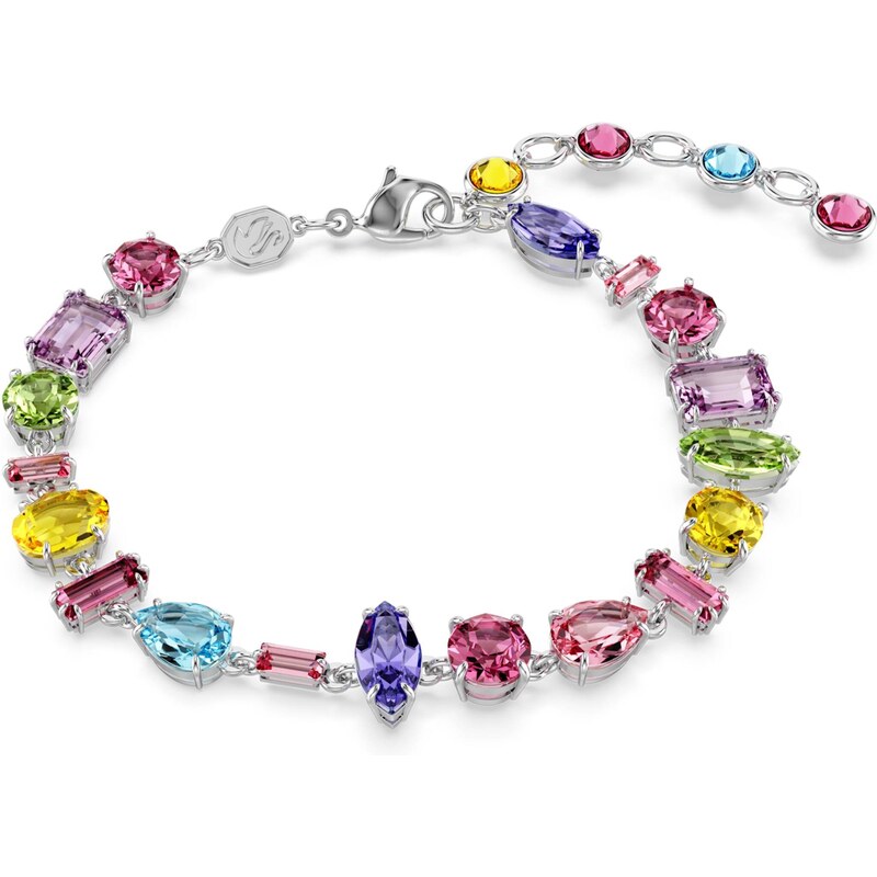 Swarovski Náramok Gema žltá / limetová / purpurová / strieborná 54631784