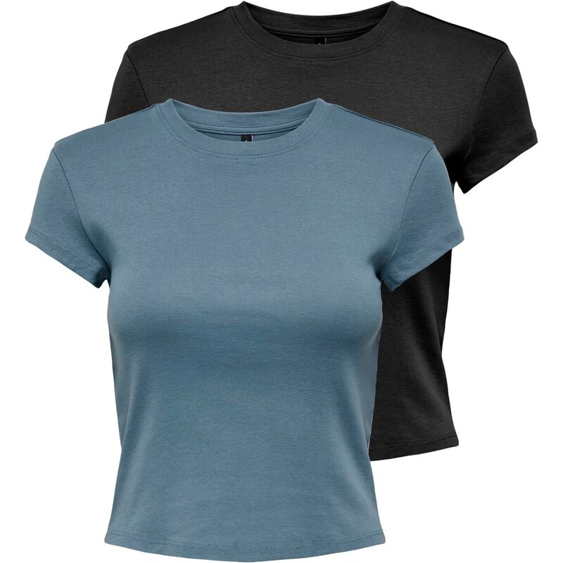 ONLY Tričko modrozelená / čierna 54215161