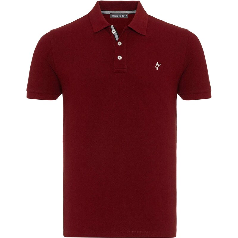 Jacey Quinn Tričko merlotová / biela 54381049